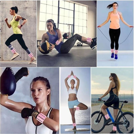 PCS Ankle Weights Adjustable Wrist Weights for Training Walking Jogging Yoga Aerobics Pilates Weight Bracelet 900G.