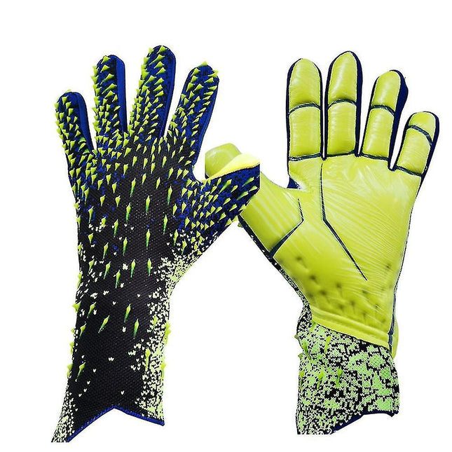 Kids Football Goalkeeper Gloves Durable Green Green Green 6.