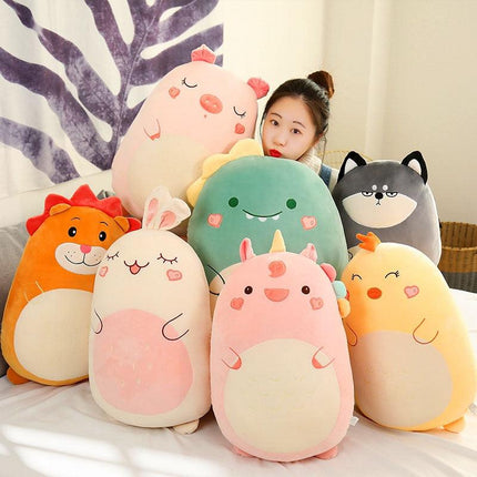 Squishmallow Pillow Doll Kawaii Animal Fat Dinosaur Pillow Plush Unicorn Rabbit 80cm-max Rabbit 80cm.