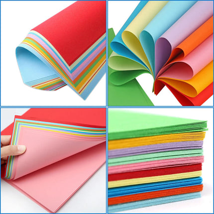 100 Sheets A4 Colored Paper 70gsm Handmade Paper for DIY Art.