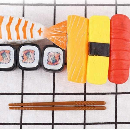 Rotating Sushi Toy Kids Food Train Set DIY Sushi Family Party.