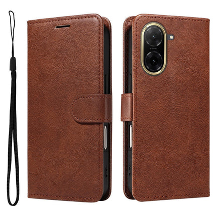 SKALO Xiaomi Redmi A5 4G PU Leather Wallet Case - More Colors_MGF Brown.