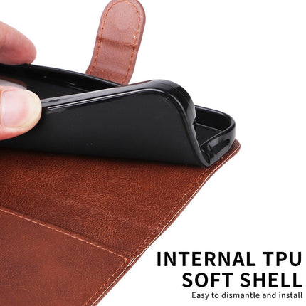 SKALO Xiaomi Redmi A5 4G PU Leather Wallet Case - More Colors_MGF Brown.