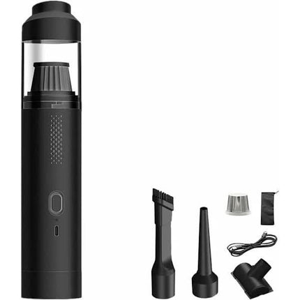 Cordless Car Vacuum Cleaner, 4-in-1 Mini Portable Vacuum Cleaner, High Power 19000Pa, Black Cordless Handheld Vacuum Cleaner.
