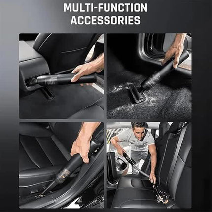 Cordless Car Vacuum Cleaner, 4-in-1 Mini Portable Vacuum Cleaner, High Power 19000Pa, Black Cordless Handheld Vacuum Cleaner.
