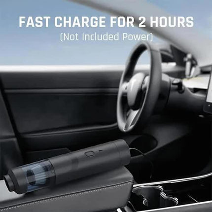 Cordless Car Vacuum Cleaner, 4-in-1 Mini Portable Vacuum Cleaner, High Power 19000Pa, Black Cordless Handheld Vacuum Cleaner.