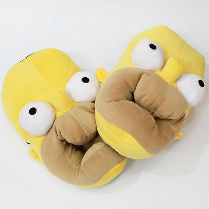 Simpson Slippers Funny Plush Slippers Warm Winter Indoors_max.