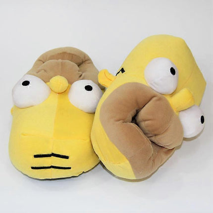 Simpson Slippers Funny Plush Slippers Warm Winter Indoors_max.