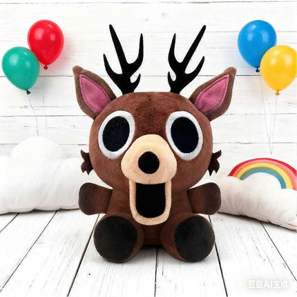 The Deer Plush 99 Nights in the Woods Plush, Collectible Stuffed Animal Doll for Game Fans, Thoughtful Gift for Enthusiasts_qcx.