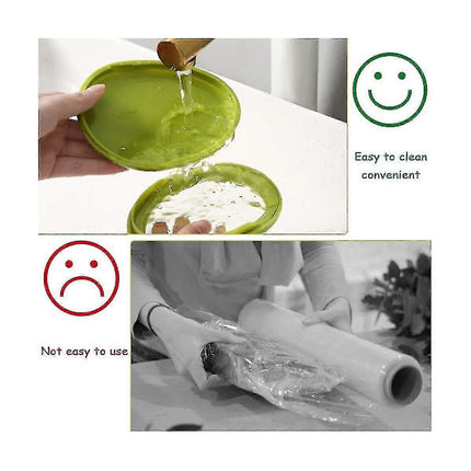 4pcs Pod Compatible with Avocado Lemon Tomato Saver and Storage Reusable Container Food Storage Box As Shown.