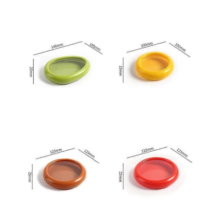 4pcs Pod Compatible with Avocado Lemon Tomato Saver and Storage Reusable Container Food Storage Box As Shown.