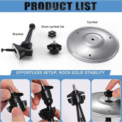 Car Drum & Car Cymbal – Air Valve Bracket, 1/2-pack Gold/Silver, Funny Car Accessories Silver 2 pcs.