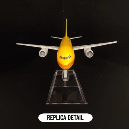 1:400 Scale Metal Airplane Replica DHL Boeing 757 Airplane Diecast Model Airplane Home Office Miniature Toys for Children 97.KLM B747.