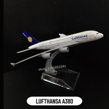 1:400 Scale Metal Airplane Replica DHL Boeing 757 Airplane Diecast Model Airplane Home Office Miniature Toys for Children 97.KLM B747.