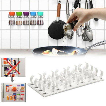 4-pack spice rack for 20 spices White white.