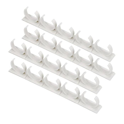 4-pack spice rack for 20 spices White white.