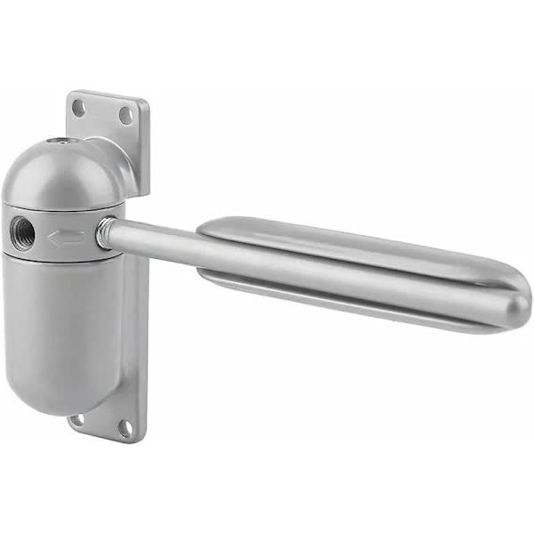 Adjustable Durable Door Closer Surface Mounted Automatic Door Spring for Self-Closing (Gray).