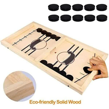 Fast Sling Puck Game, Wooden Hockey Game, Super Soccer Table.