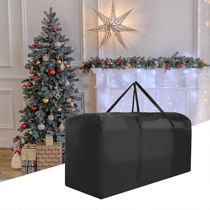 Large Christmas Tree Storage Bag, Heavy Duty Waterproof Oxford Cloth, Christmas Decoration Storage with Handle_qcx 122*39*55CM.