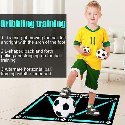 Football Step Training Mat, 60 x 90 cm Football Mat, Football Training Mat, Silent Football Mat.