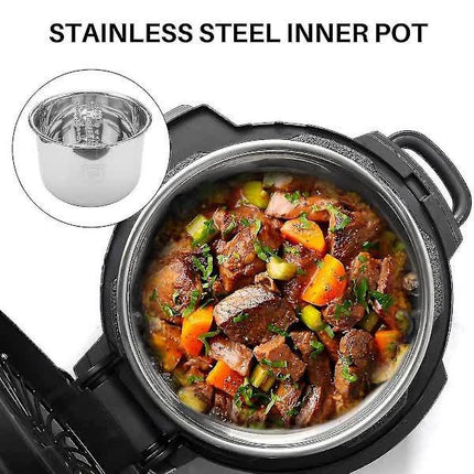 6L Pressure Cooker Inner Pot Rice Pressure Cooker Liner Stainless Steel Inner Pot Pressure Cooker L.