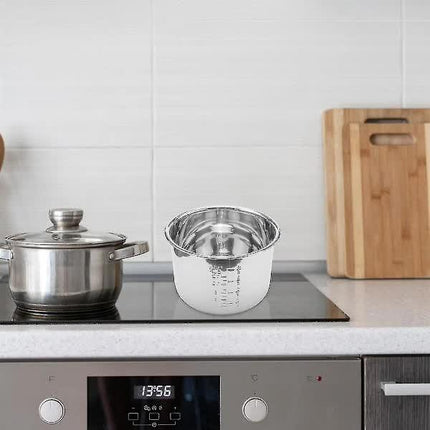 6L Pressure Cooker Inner Pot Rice Pressure Cooker Liner Stainless Steel Inner Pot Pressure Cooker L.