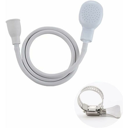 Single Shower Head for Bathroom Sink or Toilet Basin, Shower Hose, Quick Connect Single Shower Mixer, Shampoo for Children and Pets.