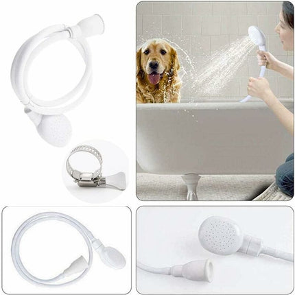 Single Shower Head for Bathroom Sink or Toilet Basin, Shower Hose, Quick Connect Single Shower Mixer, Shampoo for Children and Pets.