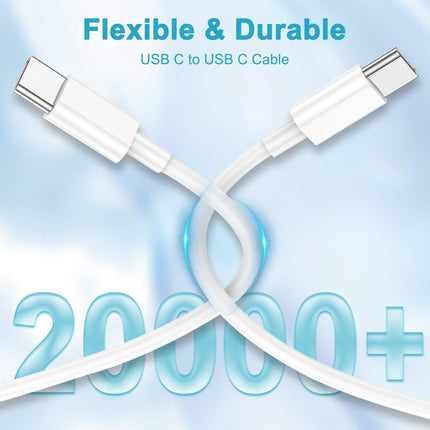 25W USB C Fast Charger with 2m Cable for Samsung Galaxy S25 S24 Ultra/S23/S22 Ultra/S22+/S21 FE 5G/S20/S10/S9/A52S/A55 5G/A13/Note20, Type C Connector.