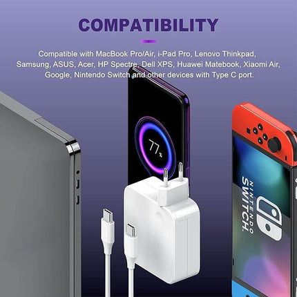 100W 96W USB C Charger for MacBook Pro 13/14/15 inch 202.