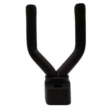 5-pack black guitar hanger wall mount with screws fits guitars.