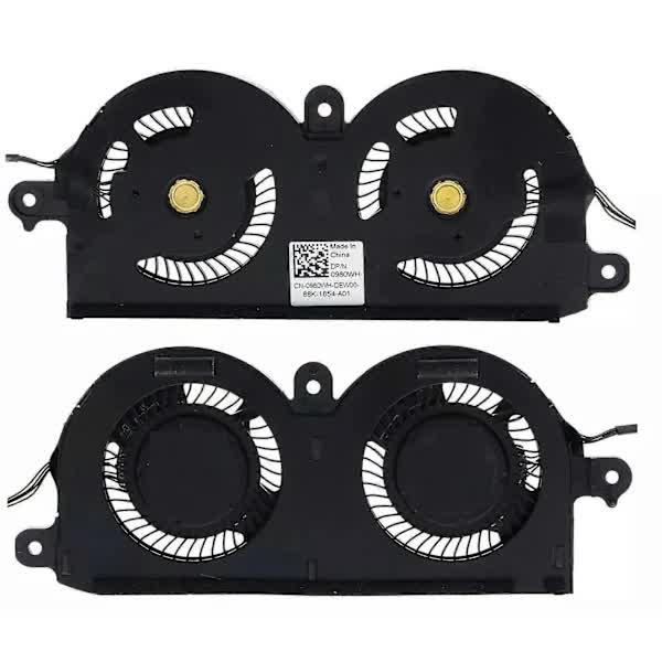 pc CPU Cooling Fan for Dell XPS 13 9370 9380 Series Laptop Replacement Parts.