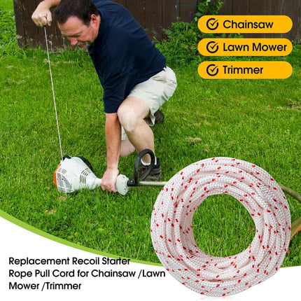 10 meter replacement starter cord for Husqvarna STIHL Craftsman 3.5 mm.