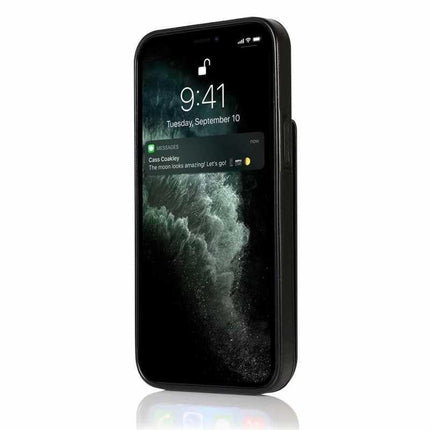 iPhone 13 Mobile Case Card Holder 6CK Retro V3 Black_yux.
