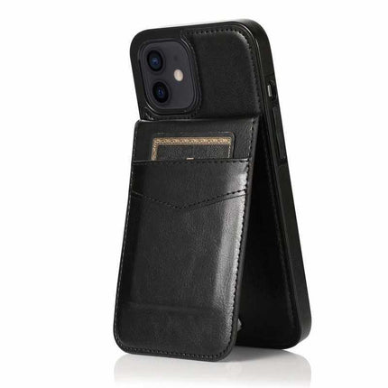 iPhone 13 Mobile Case Card Holder 6CK Retro V3 Black_yux.