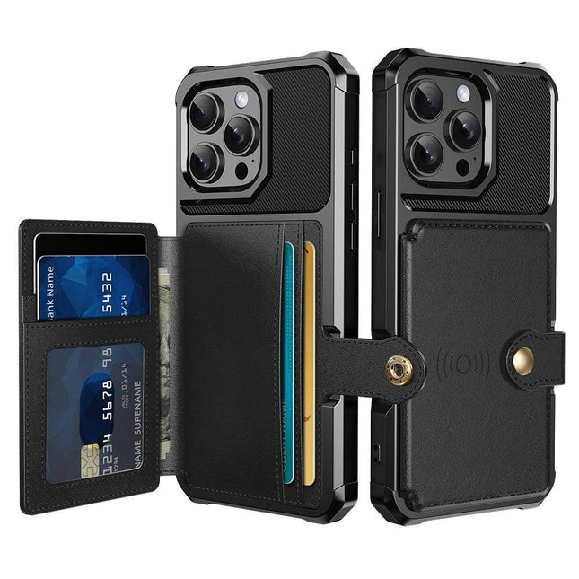 iPhone 16 Pro Case with Card Slot Black 82.