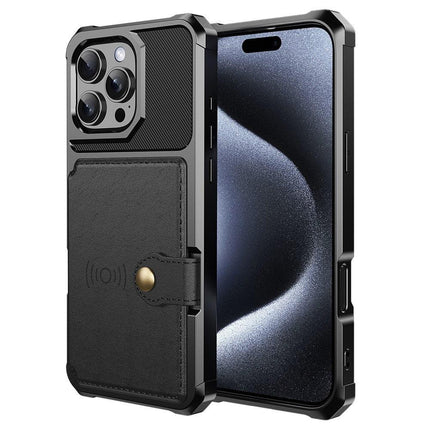 iPhone 16 Pro Case with Card Slot Black 82.