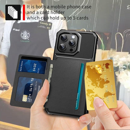 iPhone 16 Pro Case with Card Slot Black 82.