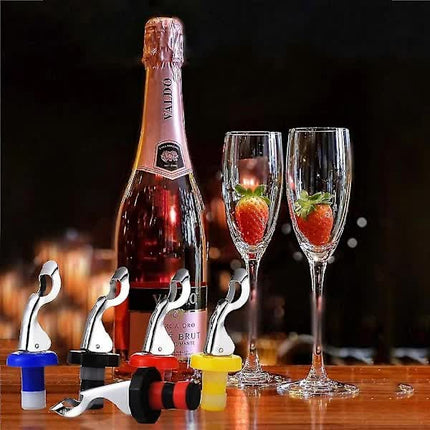 10pcs Wine Cork Expanding Manual Beverage Bottle Stopper Reusable Leakproof Wine Bottle Airtight.