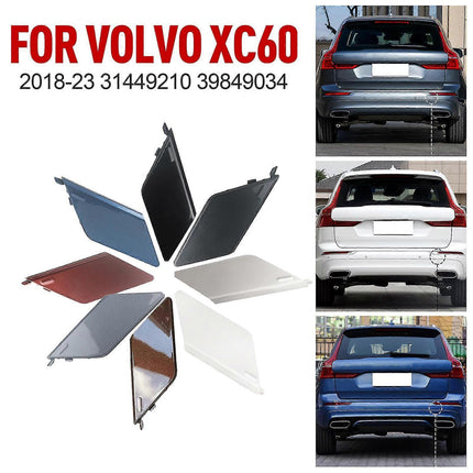 Volvo XC60 2018-2023 Towbar Cover Rear Bumper ABS OEM Fit Replacement_ma Maple Brown.