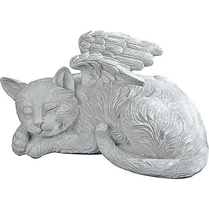 Design Toscano Memorial Cat Pet Angel Statue Honorary Headstone.