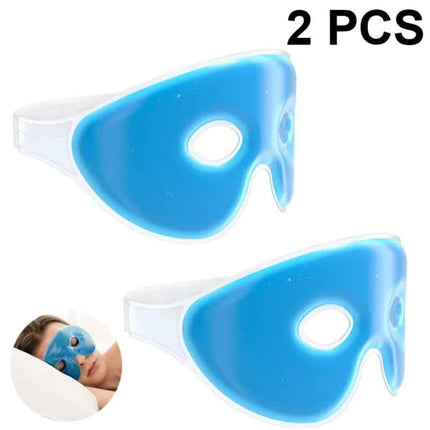 【PP】2x Eye Mask Cooling - Eye Gel Mask Set - Cooling Mask Cooling Blue.