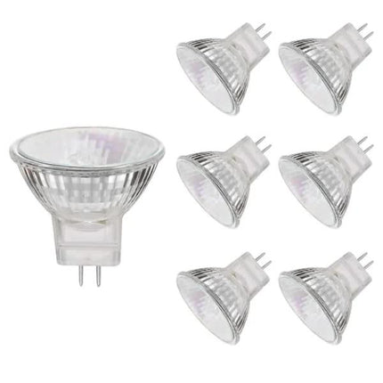 MR11 halogen lamp, 20W 12V MR11 halogen lamp, high color rendering index, 6-pack.