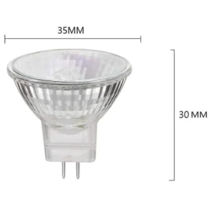 MR11 halogen lamp, 20W 12V MR11 halogen lamp, high color rendering index, 6-pack.