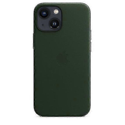 Leather Case for iPhone 13 Mini with Magsafe Sequoia Green_max Sequoia Green.