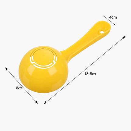 Rice Scoop Ladle Mold For Rice Ball Making, Non-stick Sushi Mold Rice Ball Scoop Rice Spatula Kitchen Utensil Yellow.