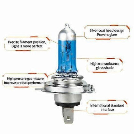 10x H7 100w 8500k Xenon White Halogen Bulbs Power Hid Bulbs 12v Car Lamps.