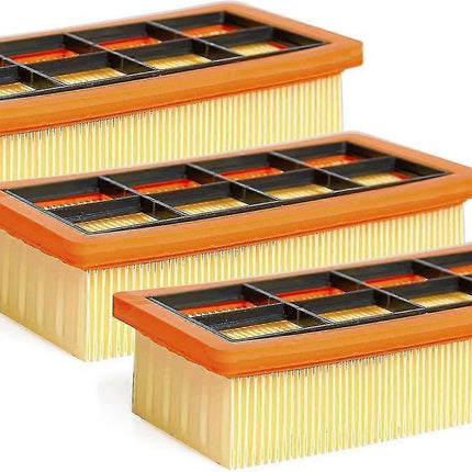 3-pack flat pleated filter for Kärcher vacuum cleaners AD 3200, AD 3 Premium and AD 4 Premium, 6.415-953.0 [BR]_jar.