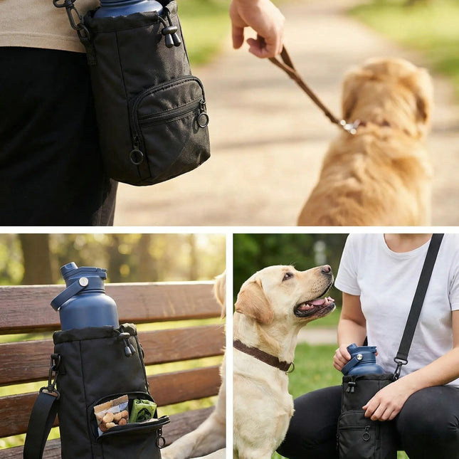 Pawstock Dog Walking Carrier Bag – Bottle & Essentials.