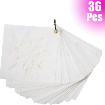 36 Pack Mandala Stencils (3.6x3.6 Inch) Dotting Painting Template Stencil Set for Perfect DIY Art Projects Wood Wall Floor Fabric Furniture Tile Christmas Gift (Reusable).